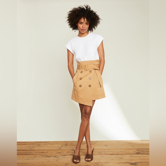 Veronica Beard White and Tan Mini Dress - Picture 2 of 14